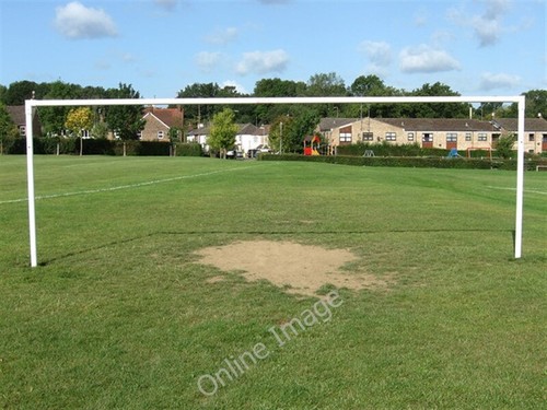 Photo 6x4 lonely goalpost - 6x4,